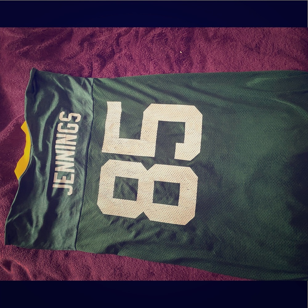 #85  men’s packers jersey